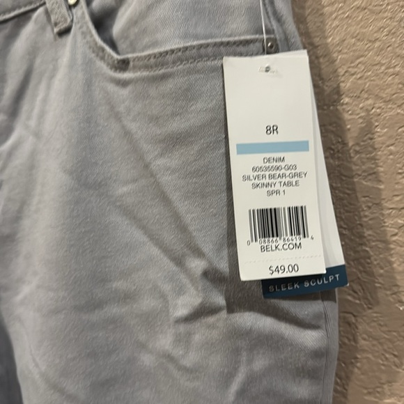 Brand new women’s size 8R New Direction Gray skinny Ankle jeans - Picture 3 of 10